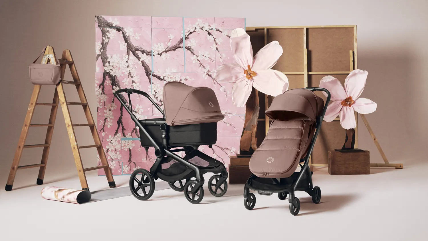 bugaboo dusty pink landingpage