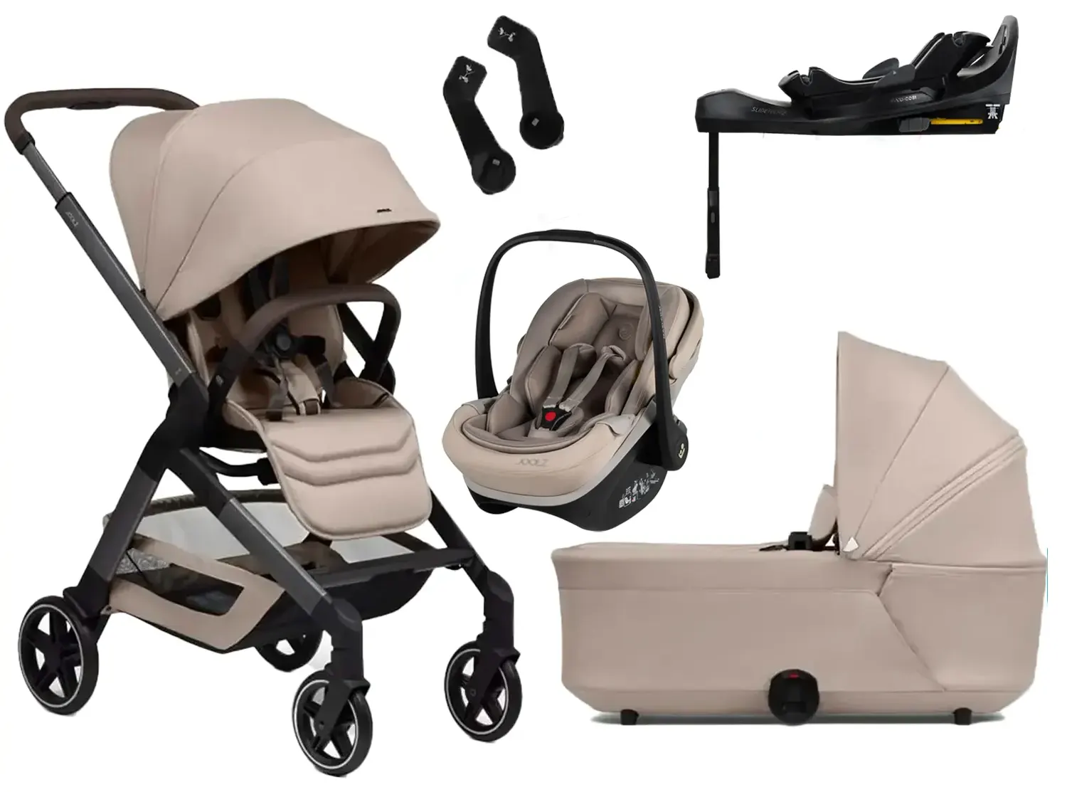 joolz hub 2 kinderwagen 4 1 set sandy taupe slide pro