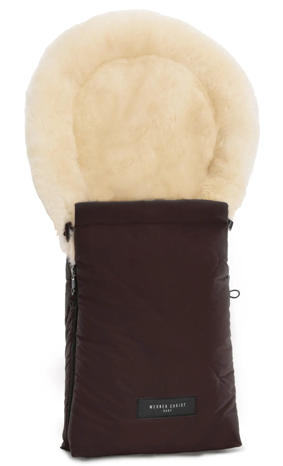 Werner Christ Baby Oslo Lammfell Fußsack Babywanne & Babyschale