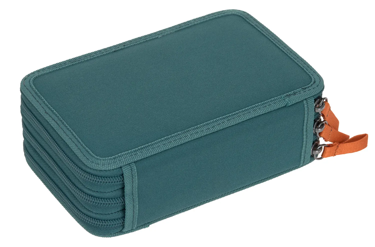Lässig 3 Fach Federtasche dunkelgrün Rückseite