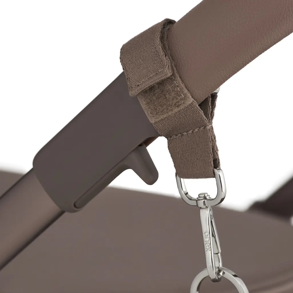 Abex Wickelrucksack braun Befestigung