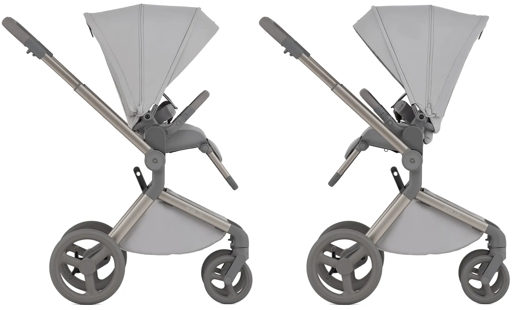 Anex Flo Kinderwagen grau wendbarer Sitz