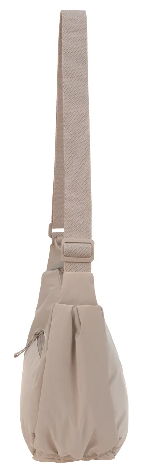 Lässig Shoulder Bag Stretch Up Bum Bag Beige Side