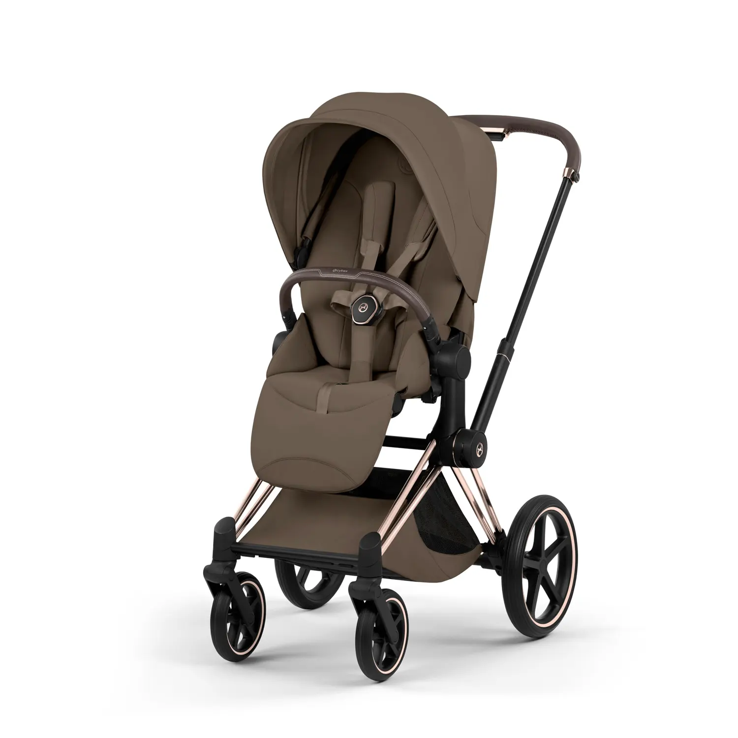 cybex priam style buggy rosegold coconut brown