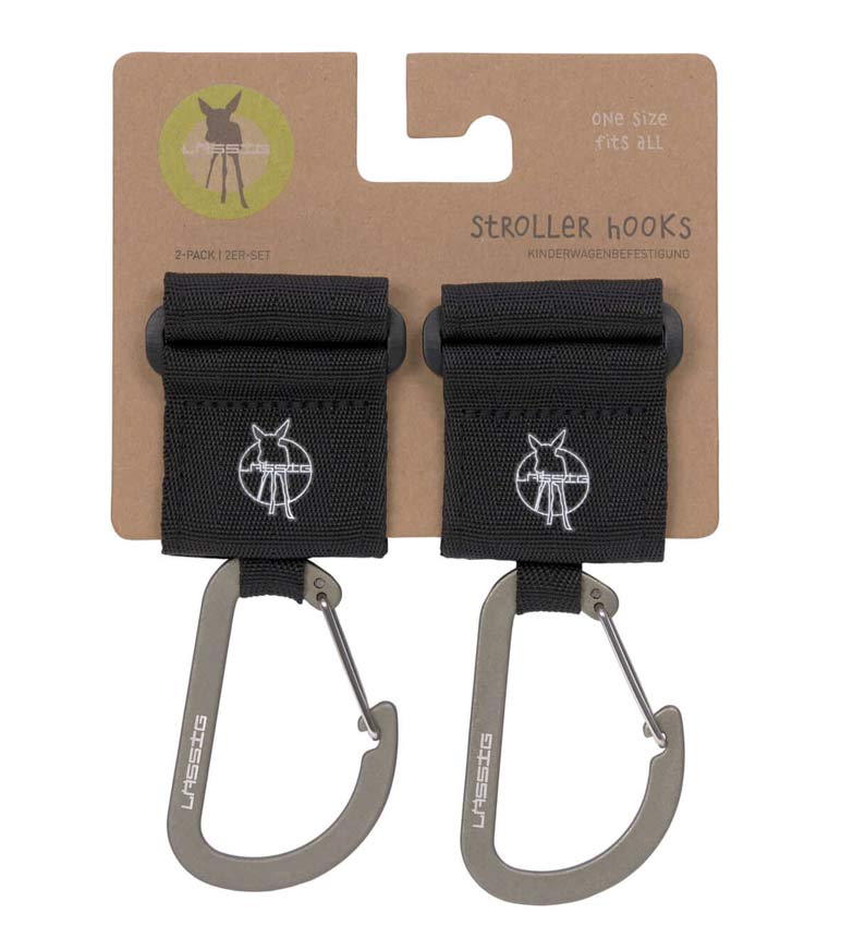 Lässig Kinderwagentasche 2er-Pack Black