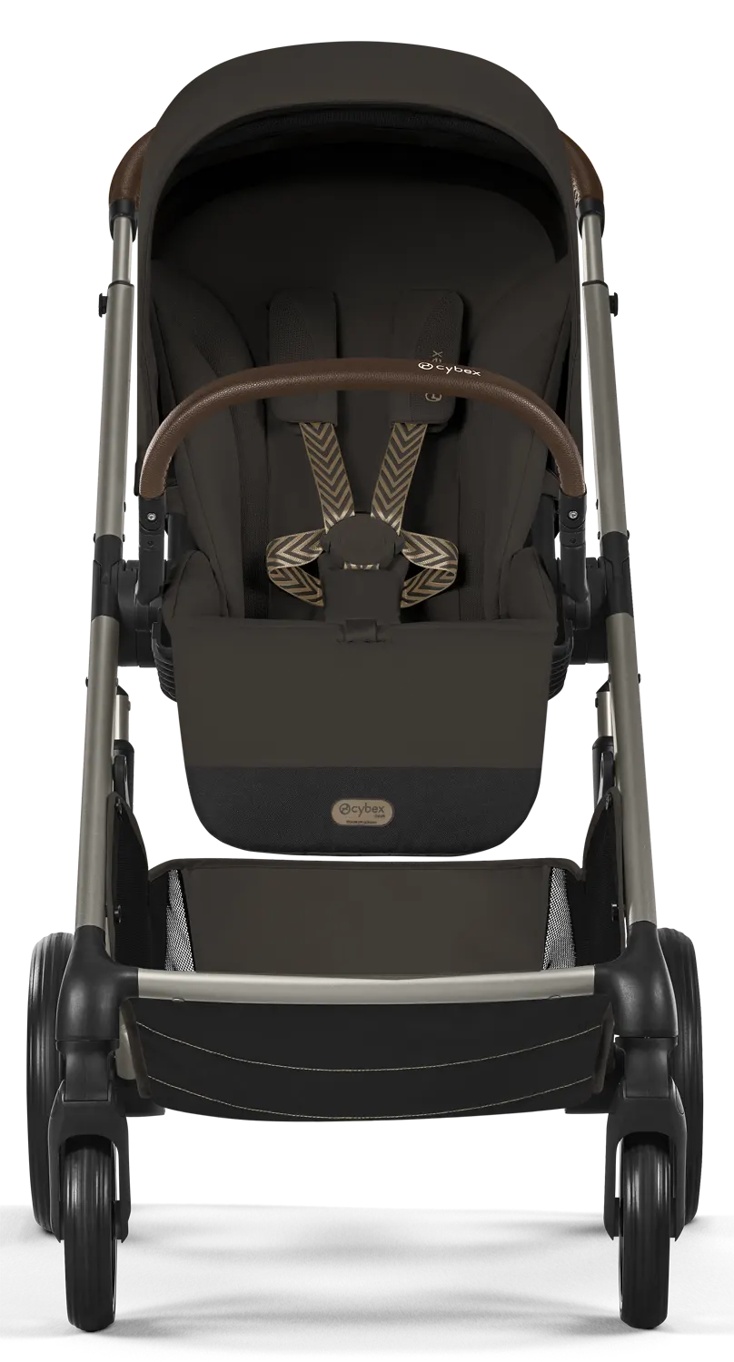 cybex balios s lux 2026 chocolate brown front