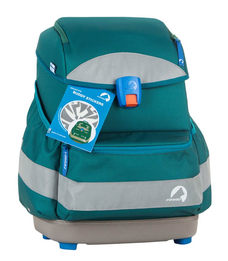 Finkid Schulranzen Set Buddy Eko Sport Deep Jungle/Mosaic Schulranzen