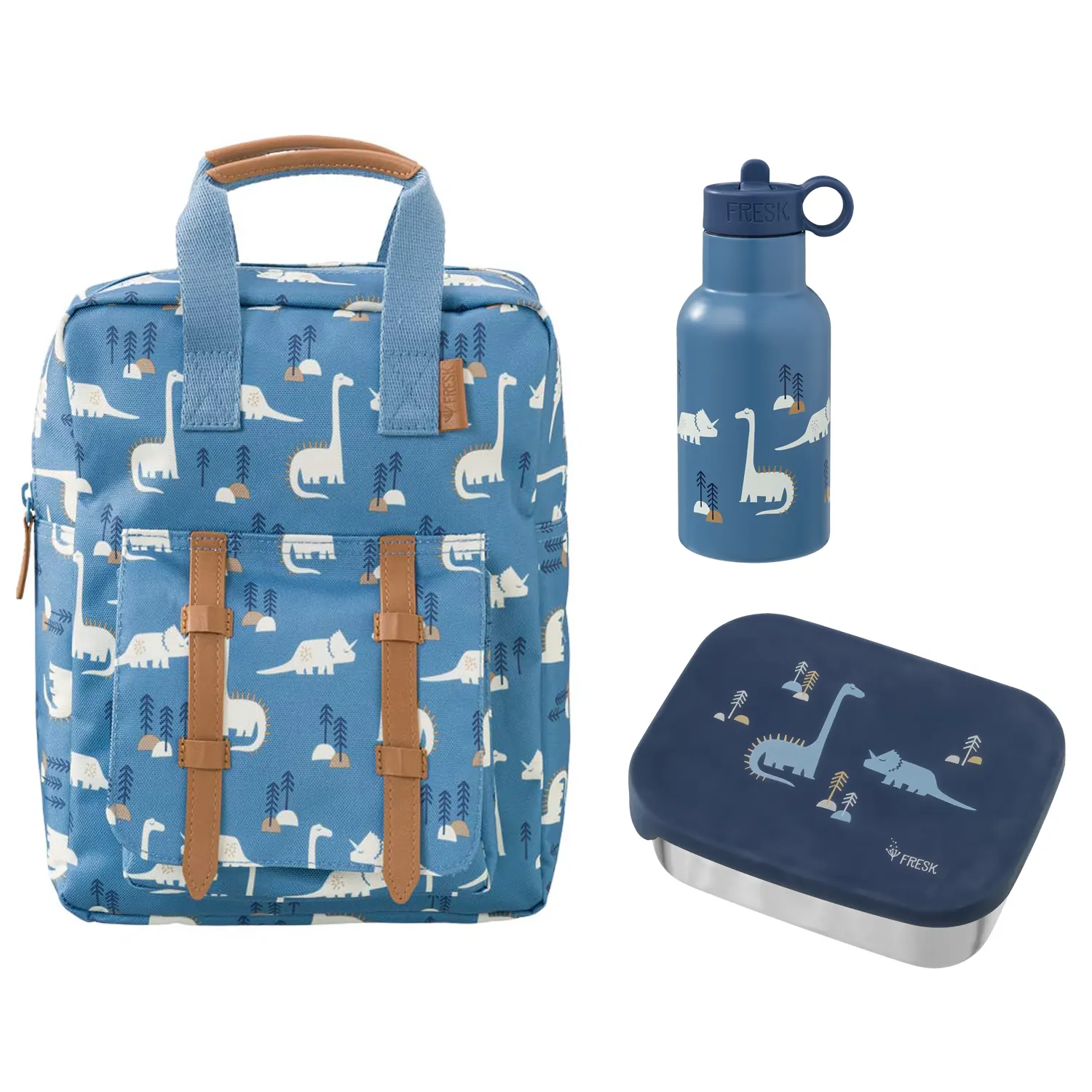 Fresk Kinderrucksack Set 3-teilig