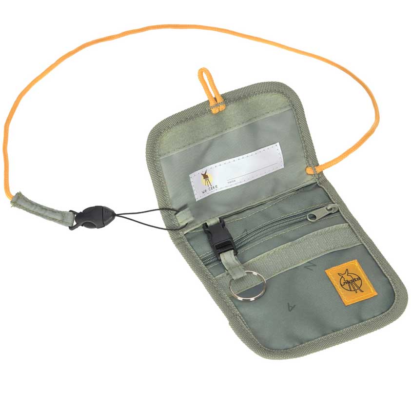 Lässig Schulranzen Set Boxy Unique Letters Green Geldbörse