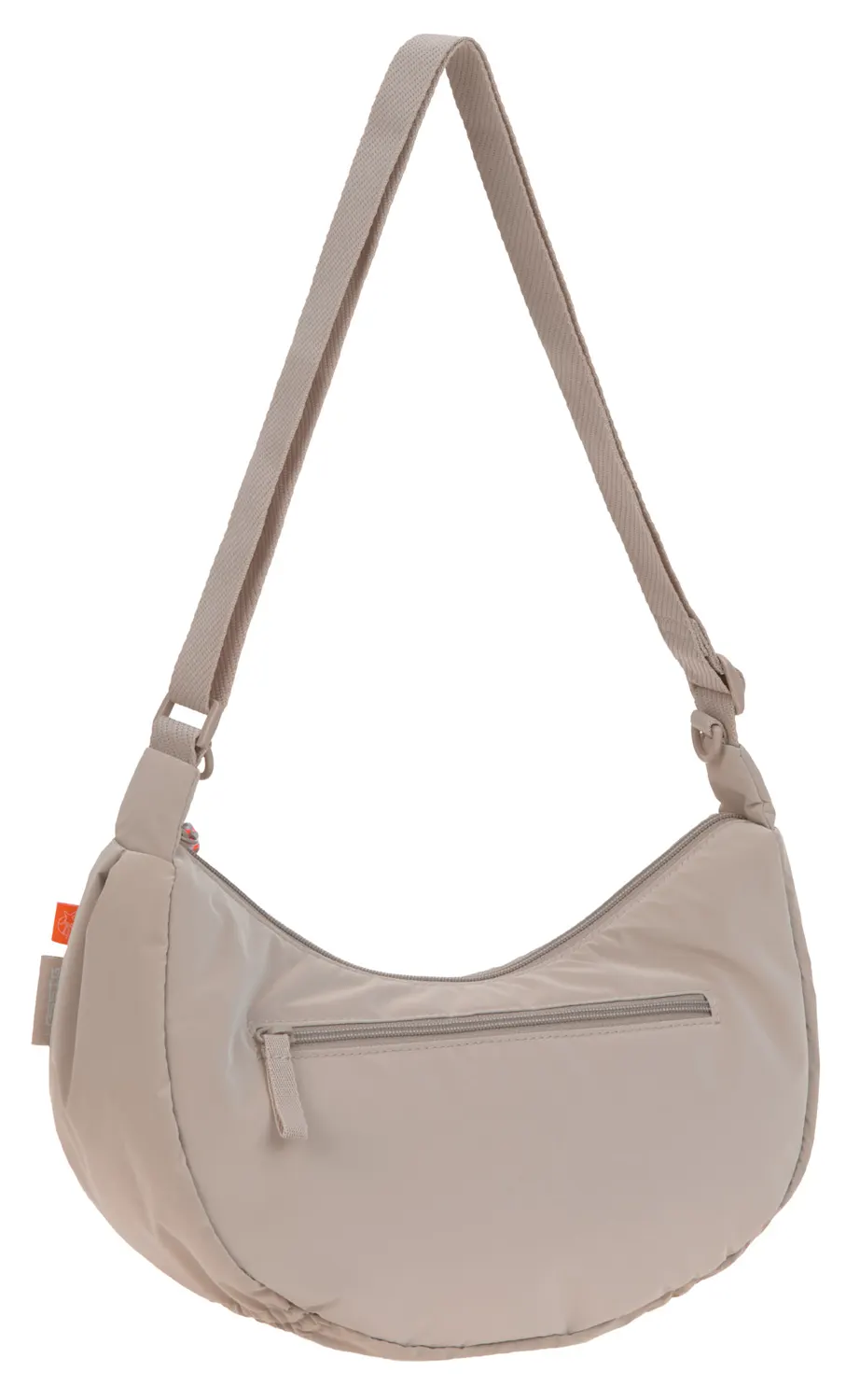 Lässig Shoulder Bag Stretch Up Bum Bag Beige Back