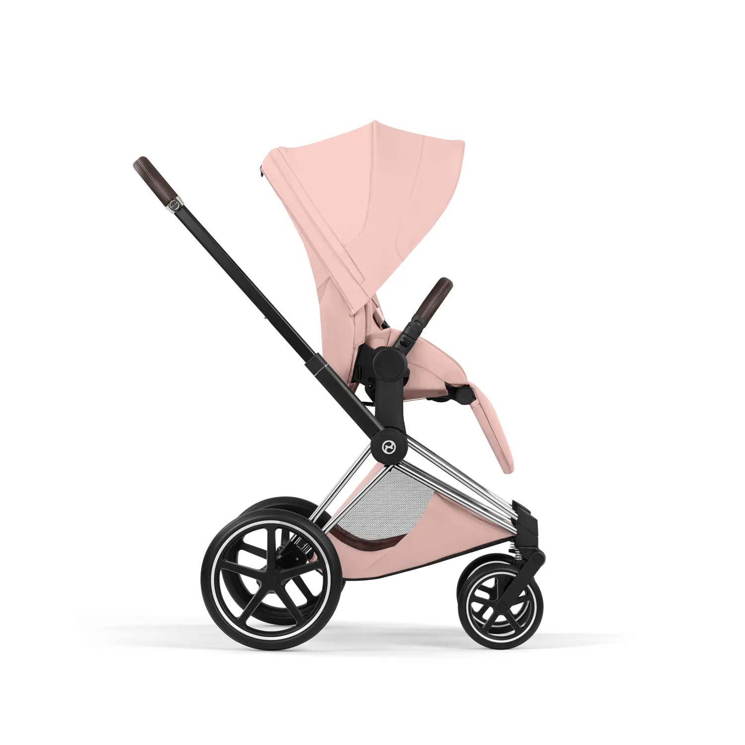 cybex priam style buggy chrom peach pink seite