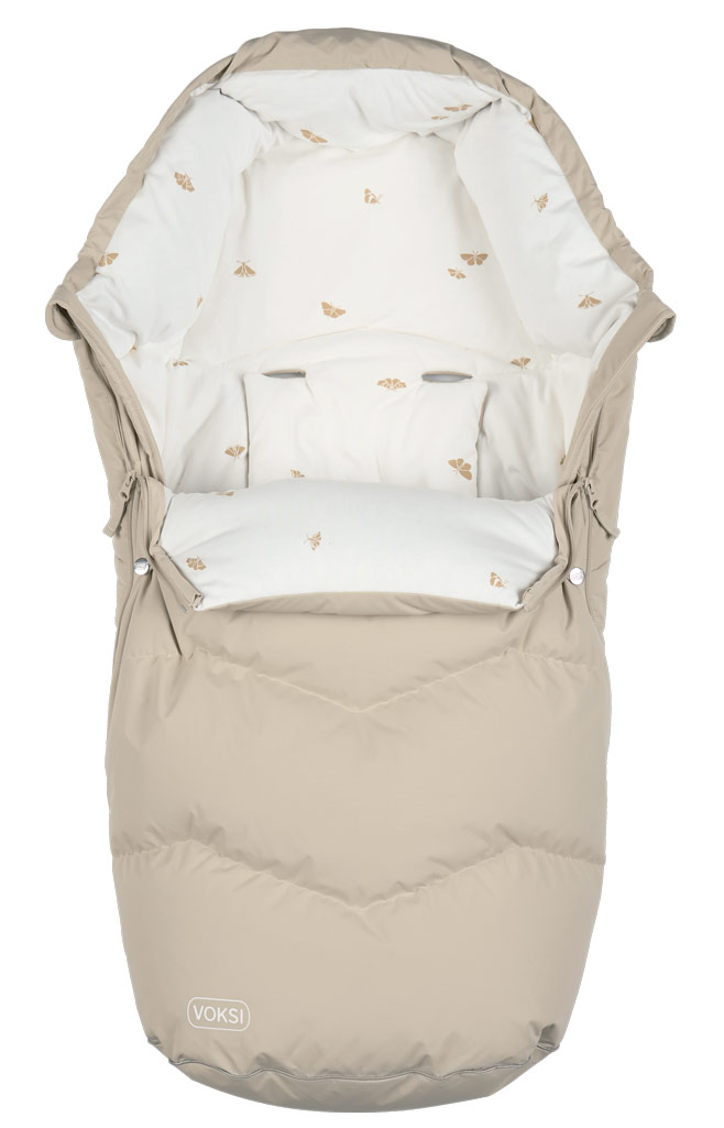 Voksi Urban Fußsack seashell sand geöffnet