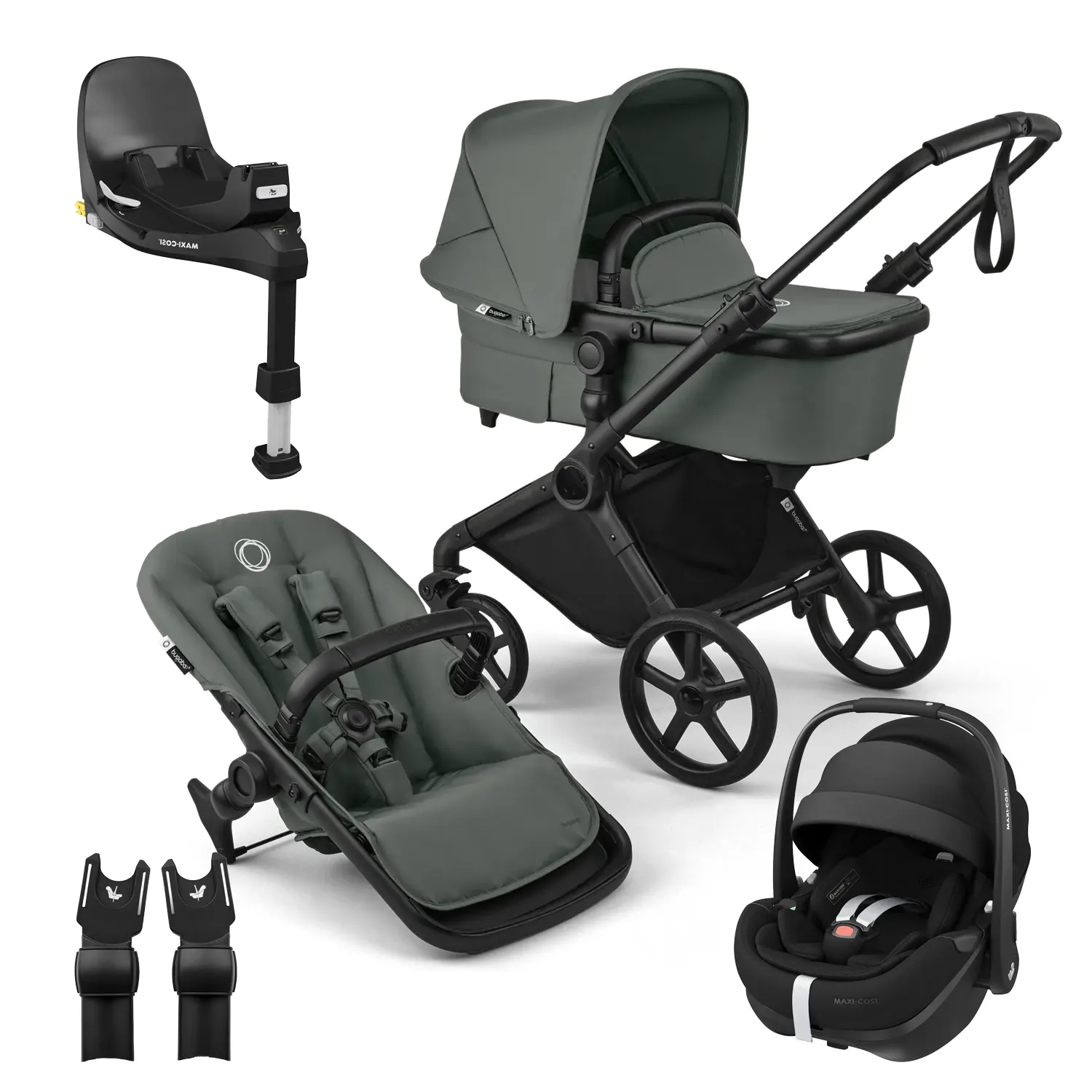 Bugaboo Cub Set mit Pebble Babyschale & Base