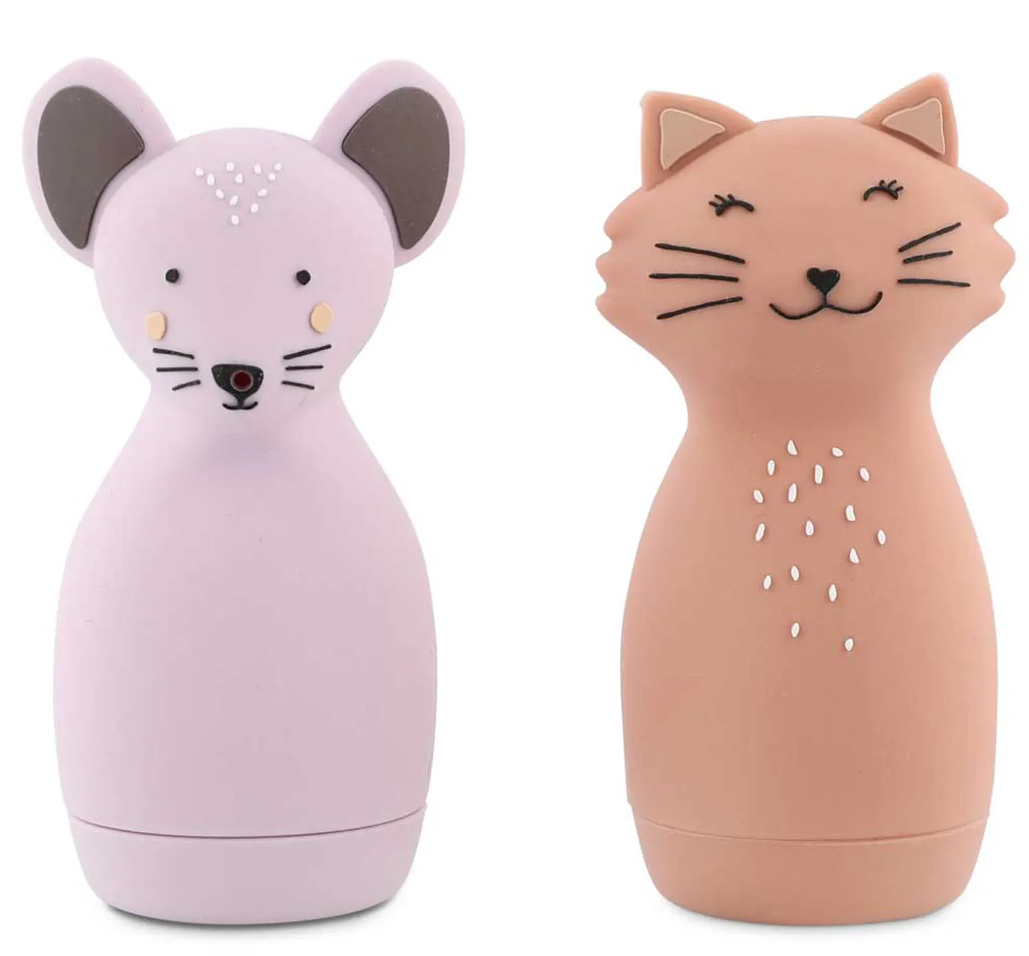 Trixie Badespielzeug Spritztiere Mrs. Cat und Mrs. Mouse