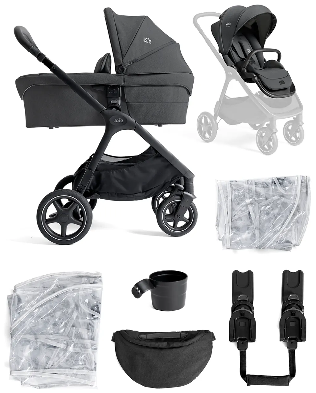 Joie Signature Finiti Kinderwagen grau Lieferumfang