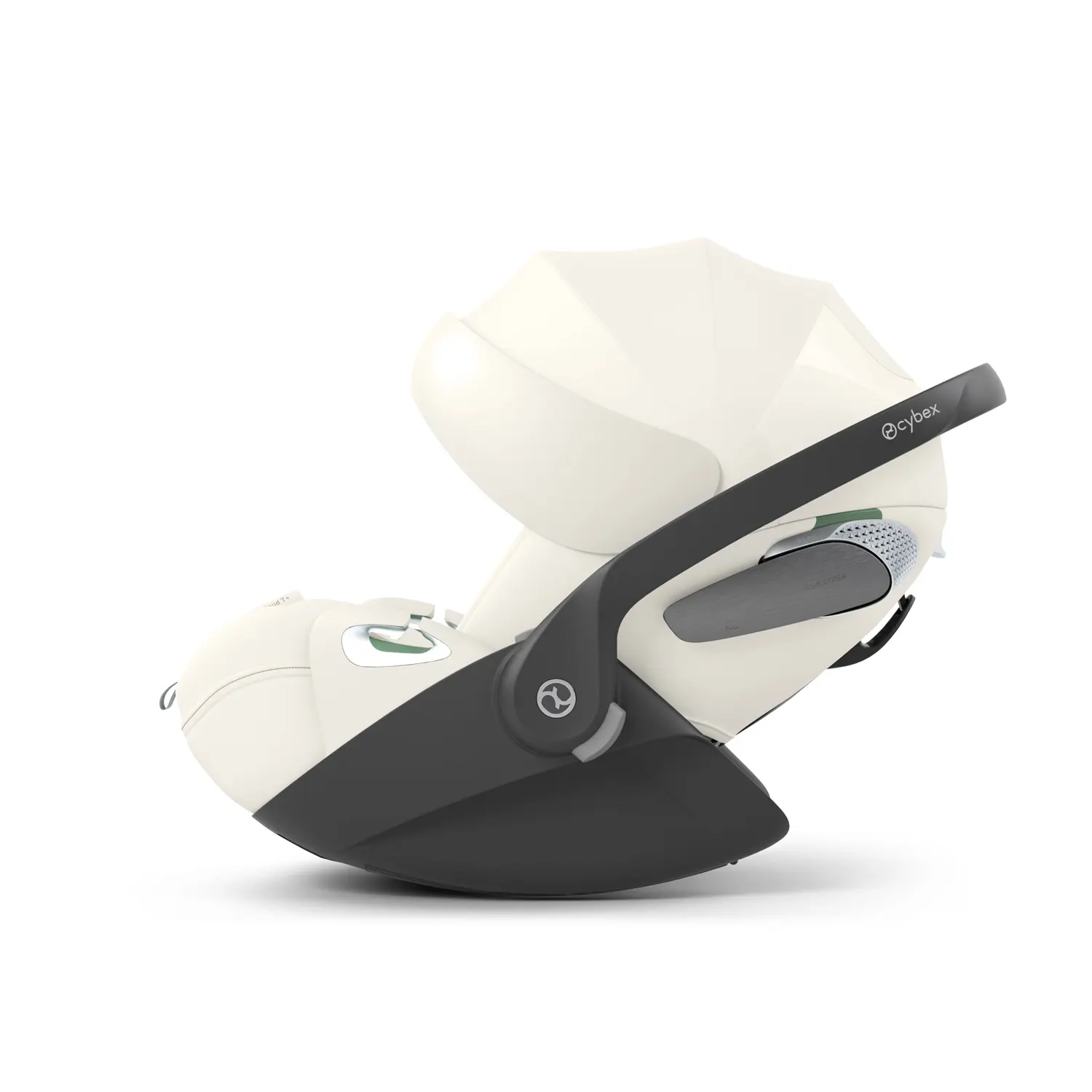 cybex cloud t plus off white seite