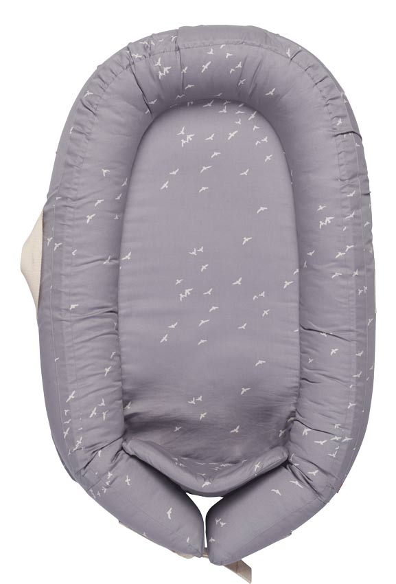 voksi baby nest premium stone gray flying