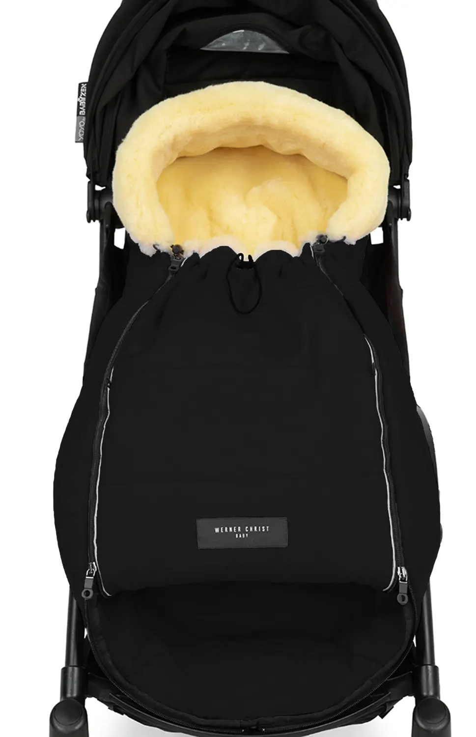 Werner Christ Baby Lammfellfußsack für den Reisebuggy Ladis