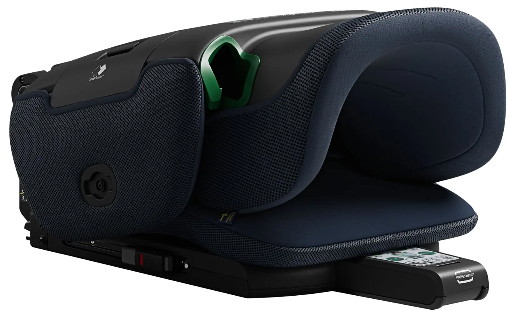 Axkid Up Kindersitz blau gefaltet