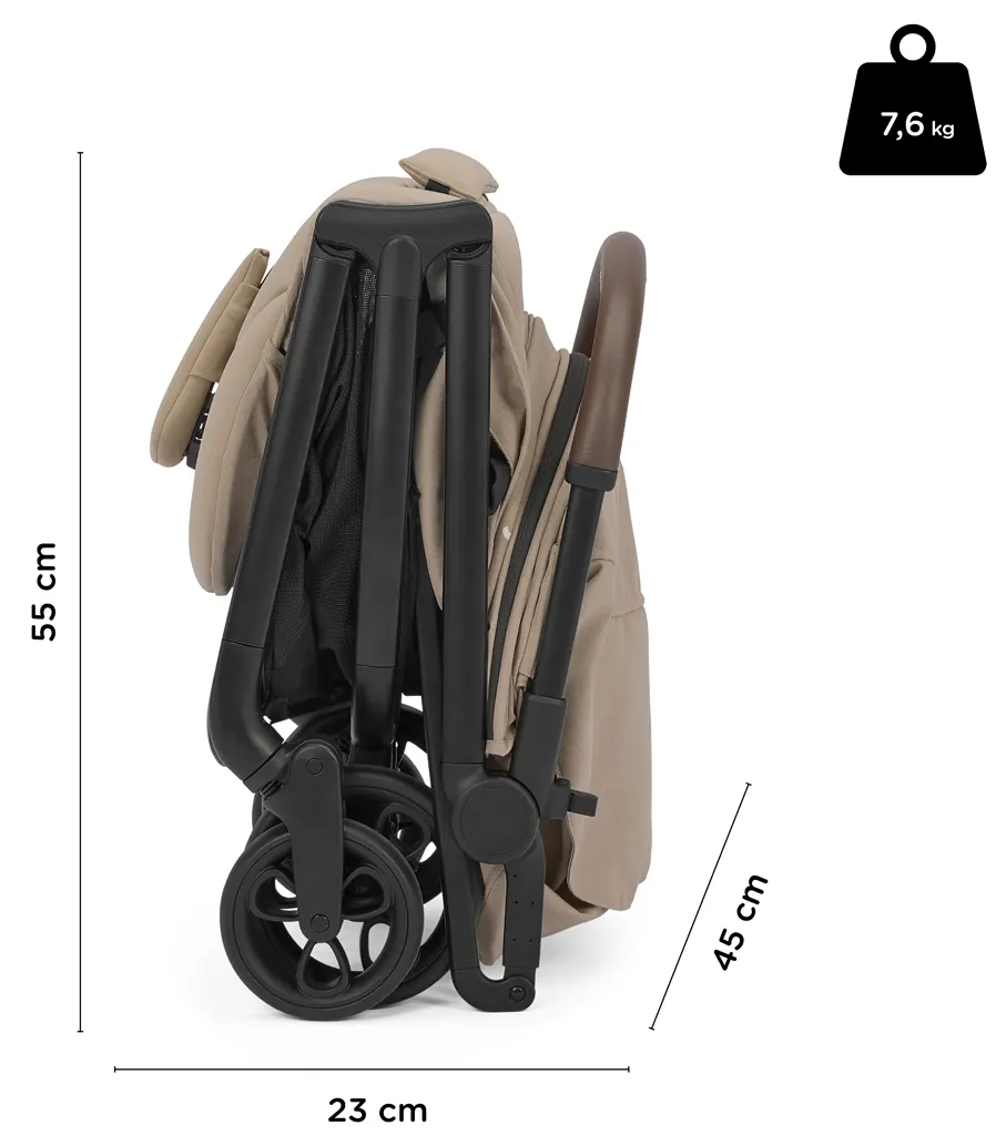 Joie Porto Reisebuggy beige Faltmaß