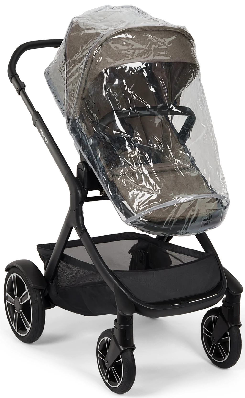 Nuna Demi next stroller green with rain cover