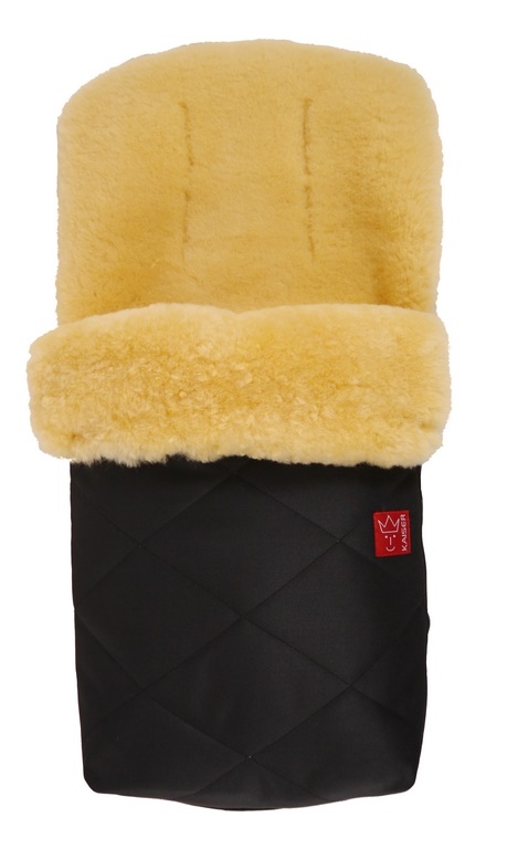 kaiser-65411-25-fusssack-natura-black-a Kaiser Lammfellfusssack Natura 65411-25 black