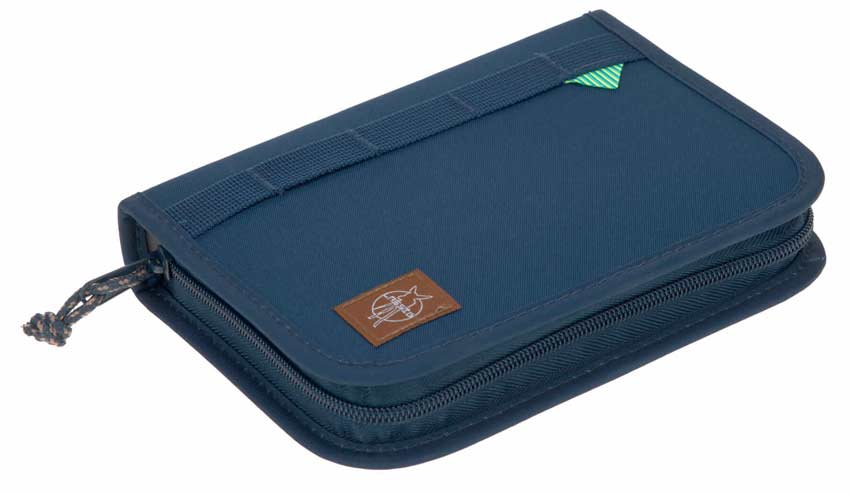 Lassig Schulranzen Set Flexy Unique Navy Federtasche