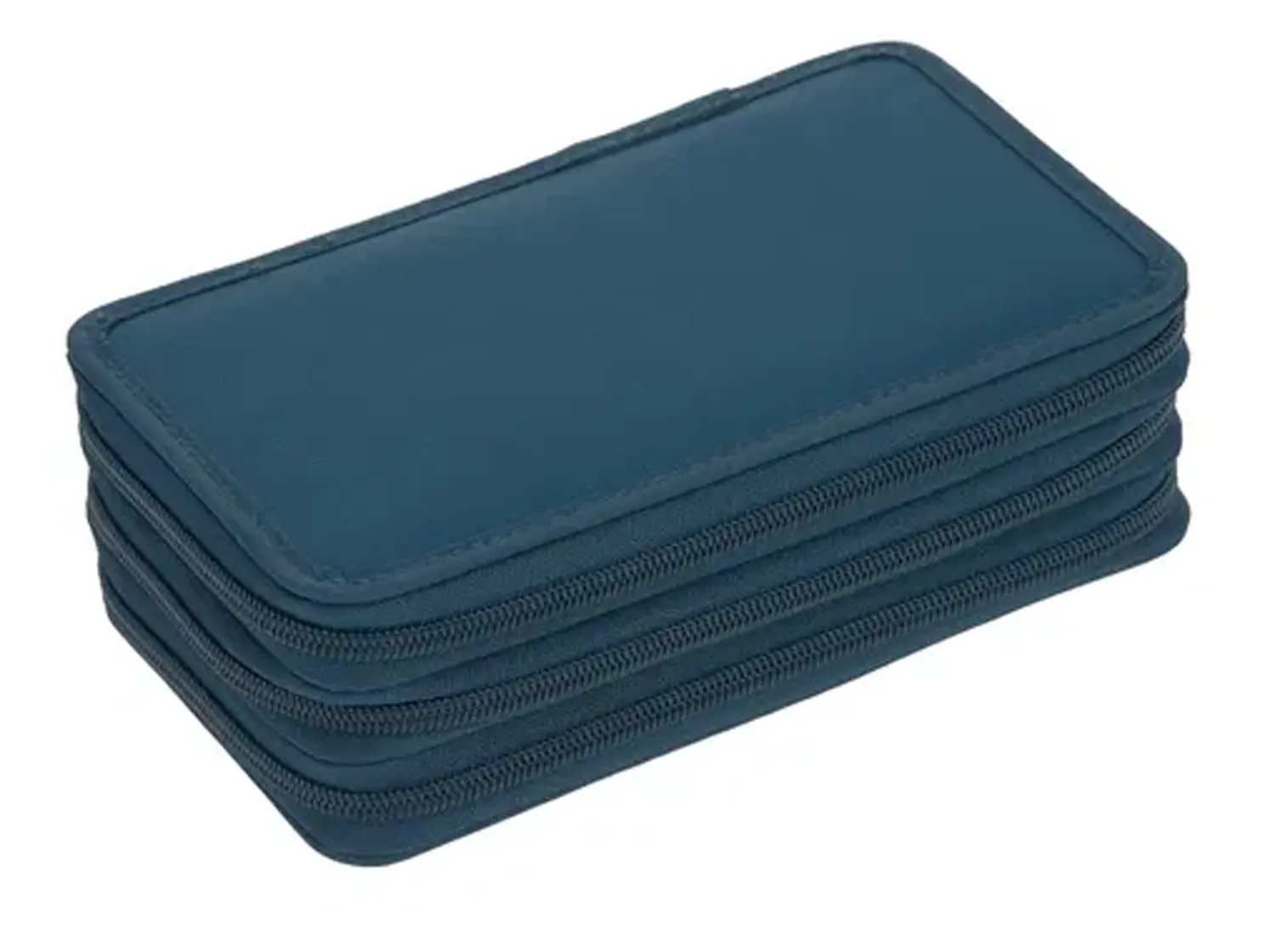 Lässig 3 Fach Federtasche Navy Rückseite