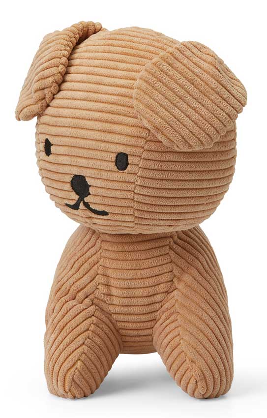 miffy-snuffy-brown-front Miffy Hund Snuffy Cord beige vorn
