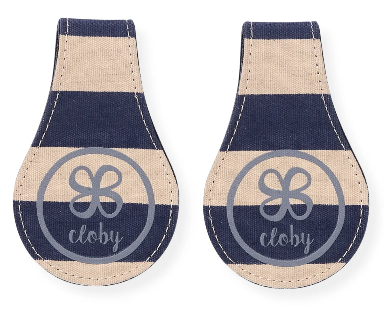 Cloby Magnetclips Navy Stripes