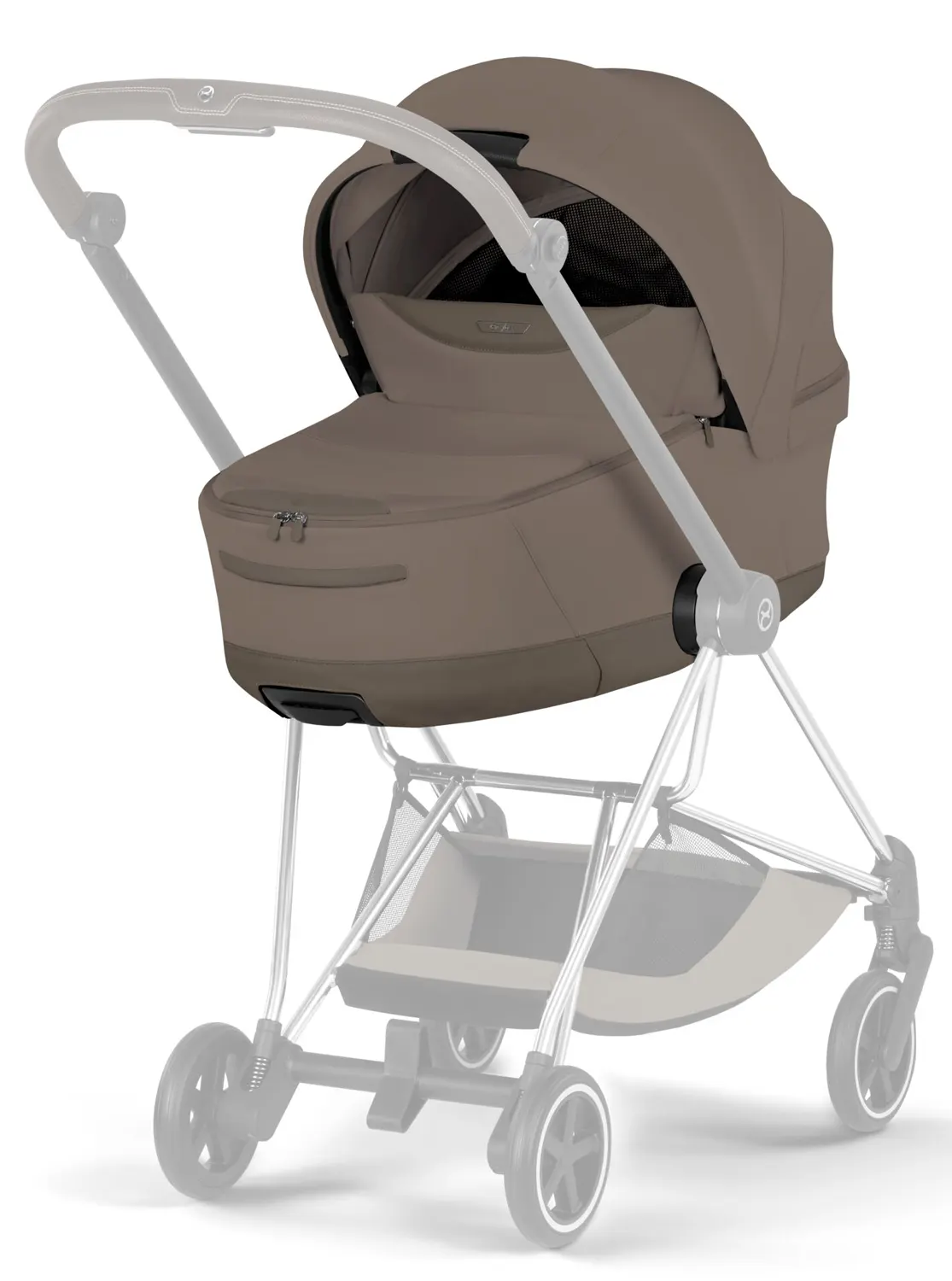cybex mios style babywanne coconut brown auf gestell