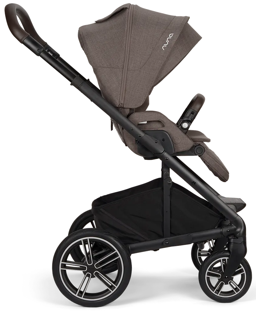 Nuna MIXX next Kinderwagen Seitenansict braun