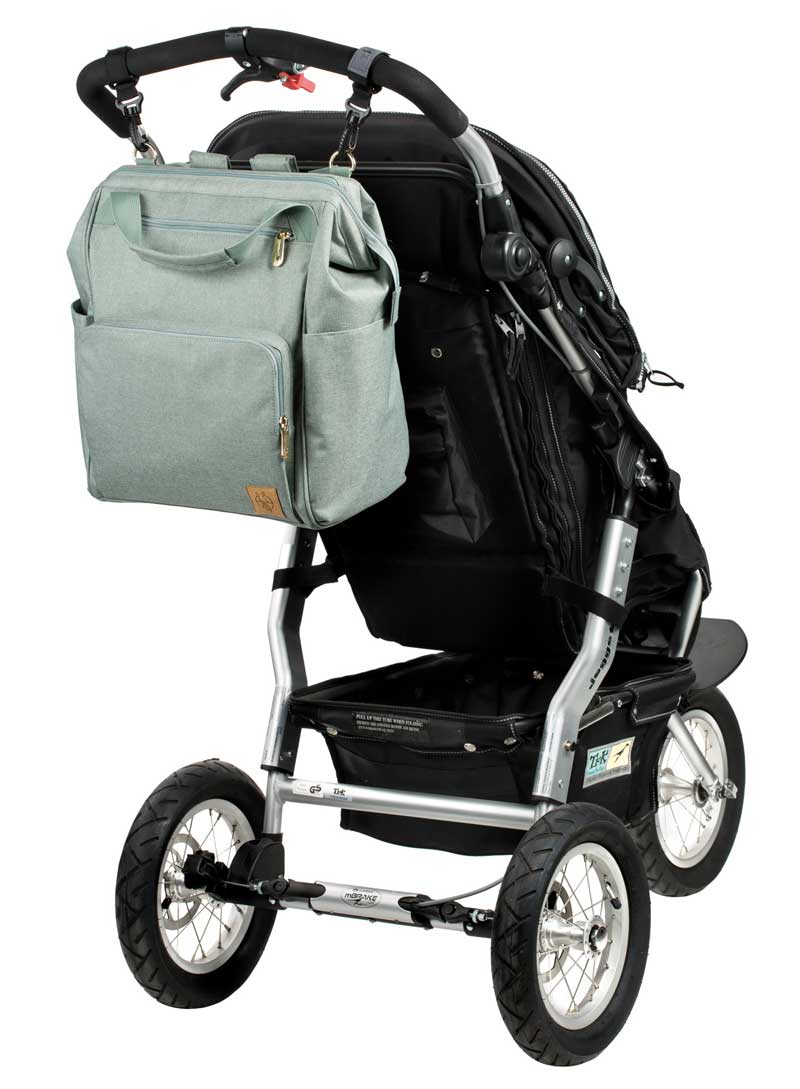 Lässig Wickelrucksack Glam Goldie Mint