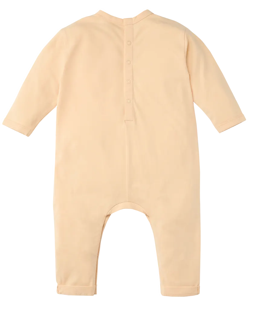 Cloby UV romper onesie peachy summer back