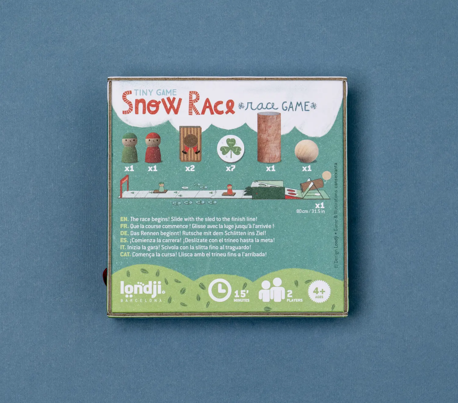 londji snow race back