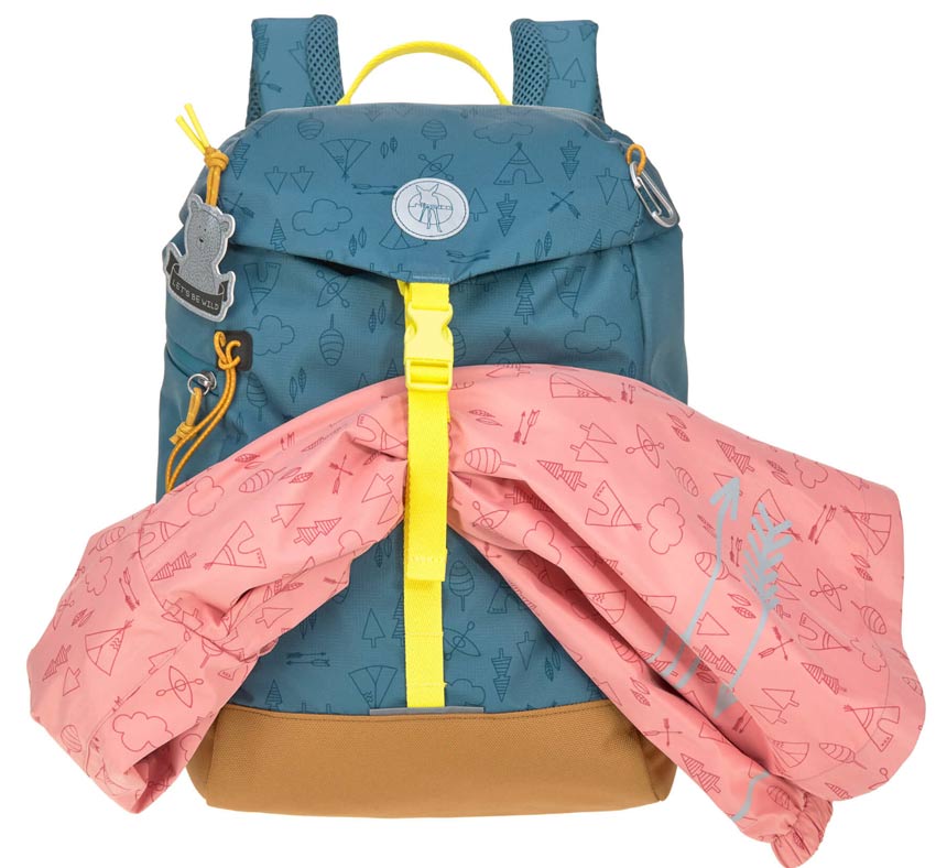 Lässig Rucksack Adventure Blau Verschluss für Equipment