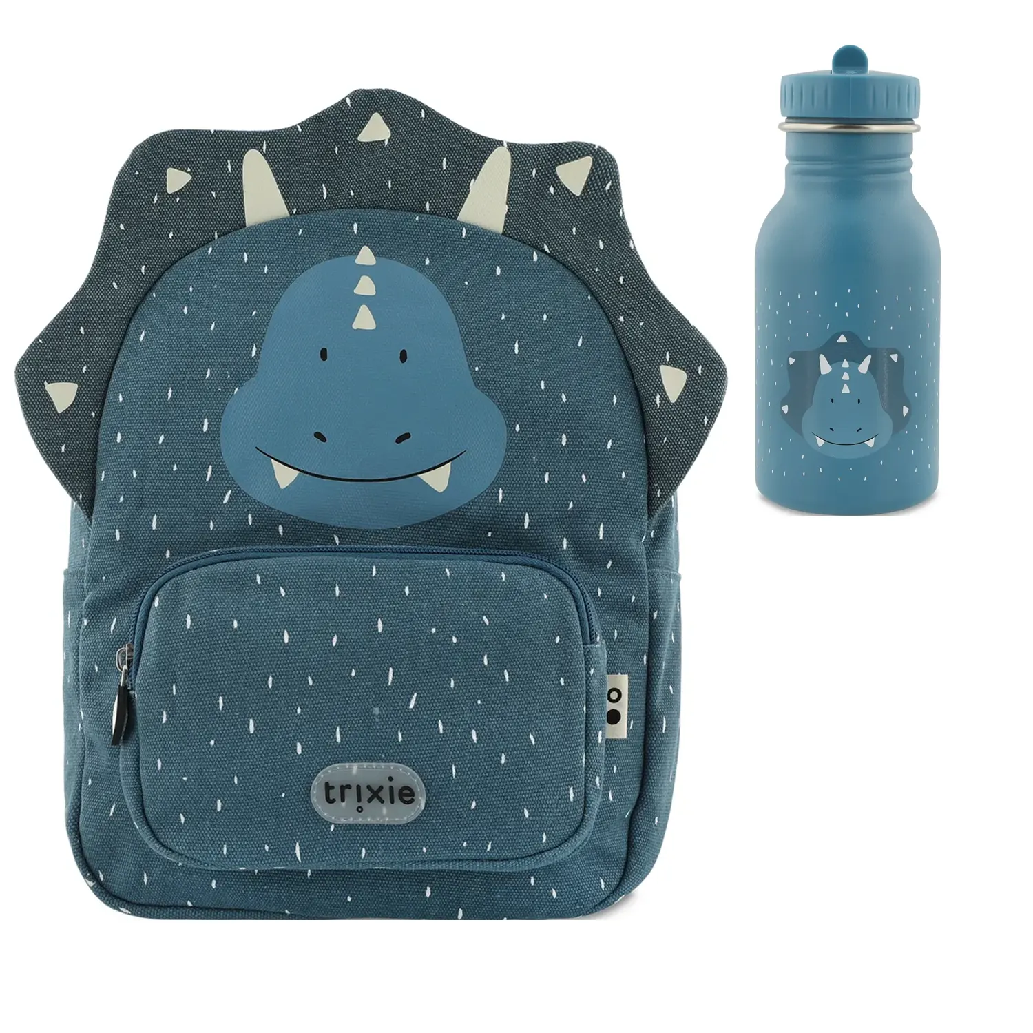 Trixie Set Kinderrucksack klein mit Trinkflasche 350 ml