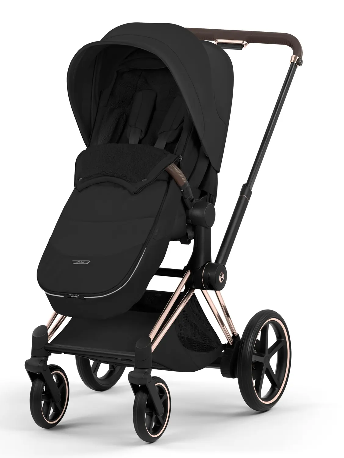 cybex e priam style buggy rosegold sepia black