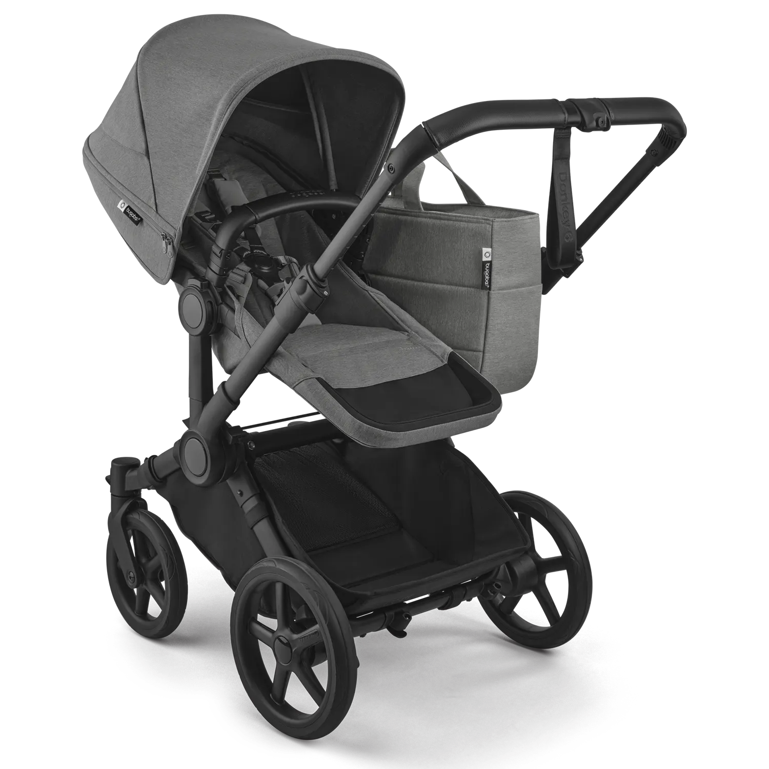 bugaboo donkey 6 moon grey mono