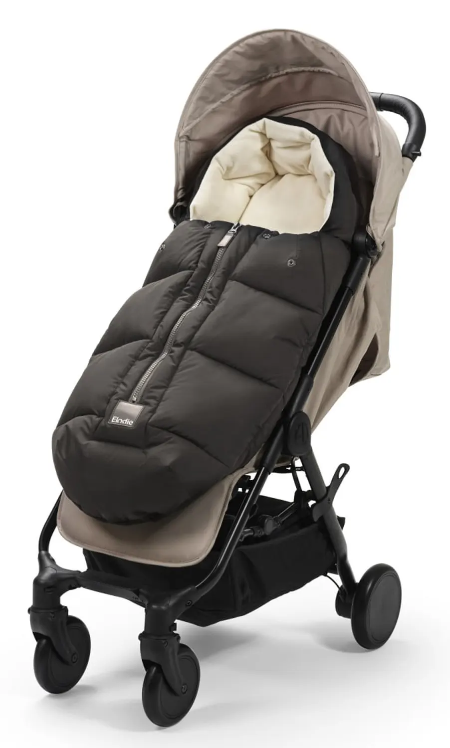 Elodie Details Fußsack Comfort Schwarz im KInderwagen