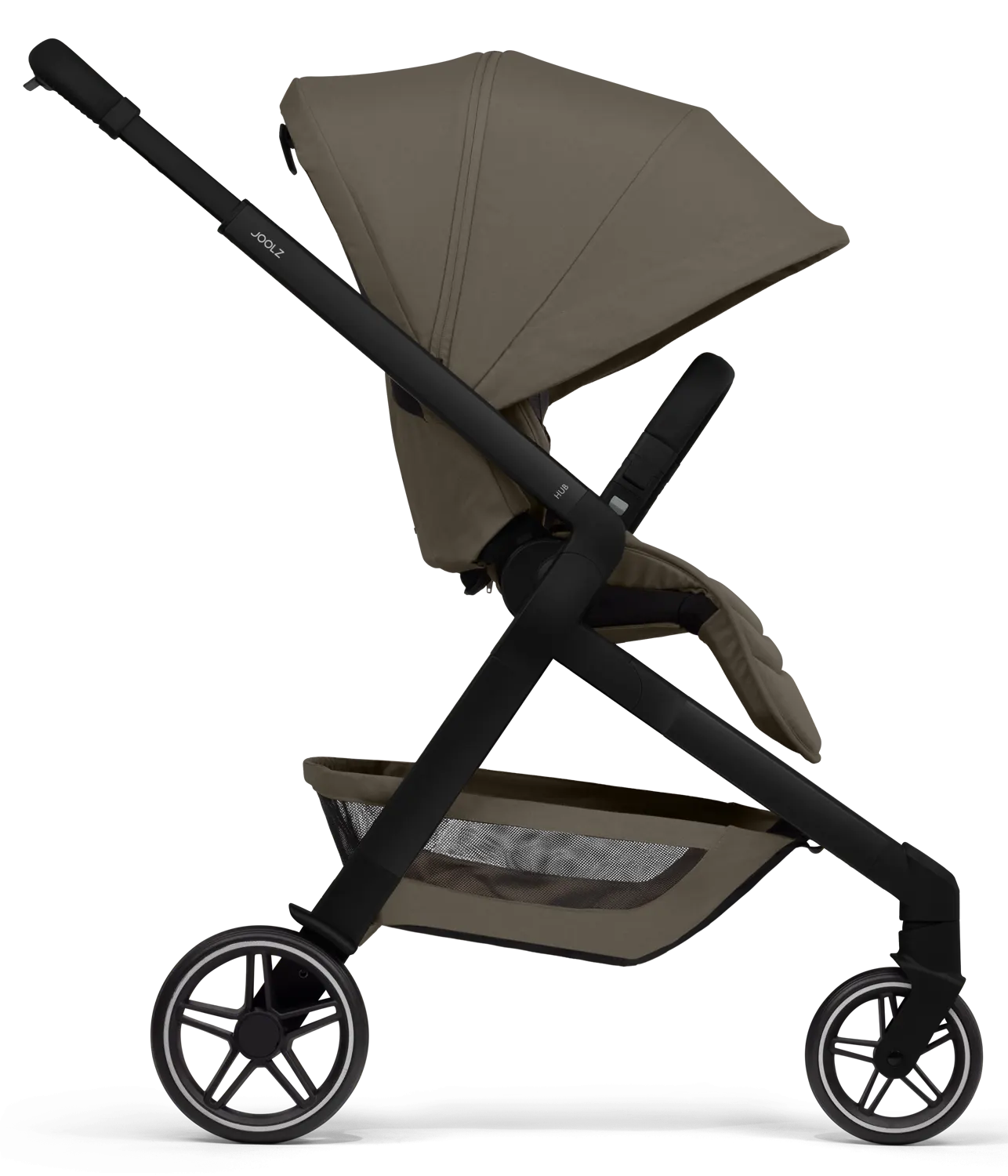 joolz hub 2 buggy hazel brown seitlich