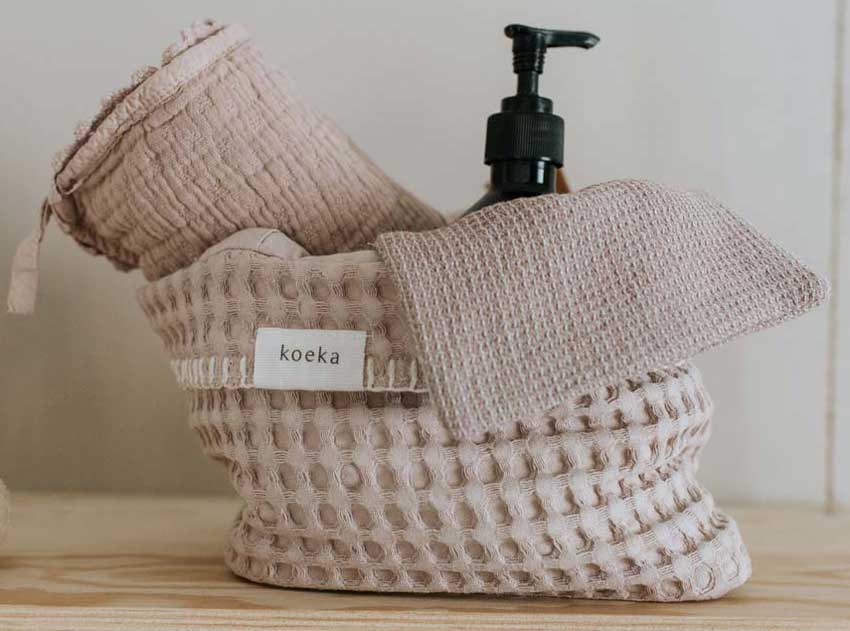 Koeka Körbchen Grey Pink