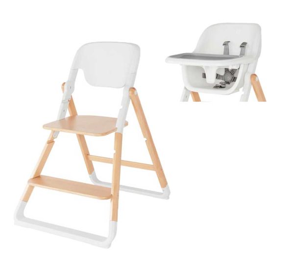 Ergobaby Evolve High Chair incl. Baby-Set Natural Wood