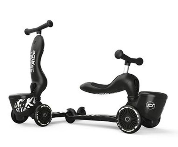 Scoot and Ride Highwaykick 1 Lifestyle Zebra 2-in-1