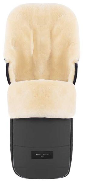 Werner Christ Baby lambksin Oslo footmuff for carrycot