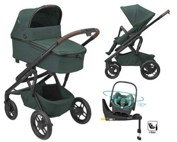 Maxi Cosi Lila XP Plus Kinderwagen 4-in-1 mit Babyschale und Isofix