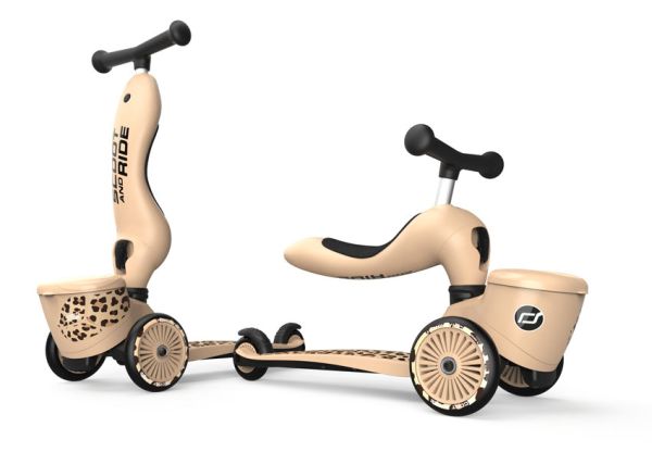 Scoot and Ride Highwaykick 1 Lifestyle Leopard 2-in-1