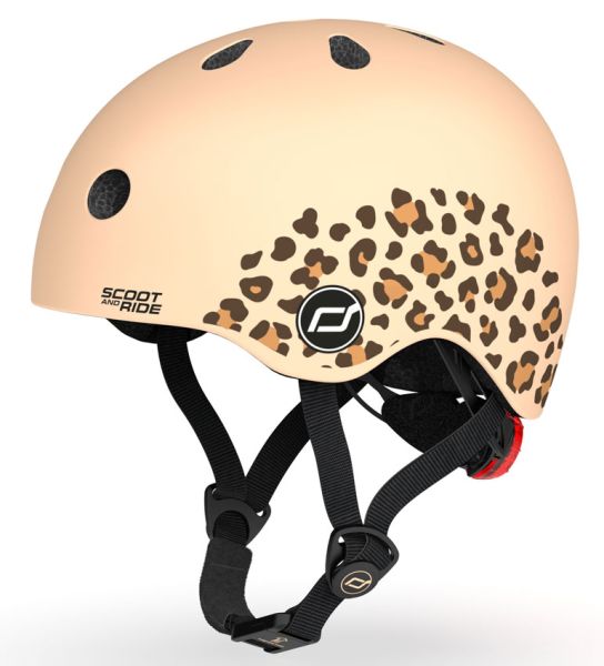 Scoot and Ride Fahrradhelm Leopard