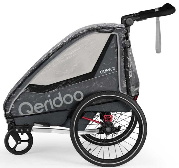 Qeridoo rain cover for bike trailers