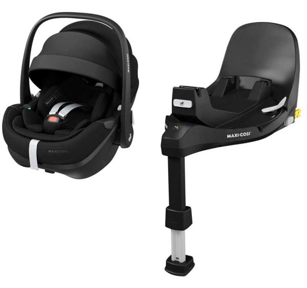 Maxi Cosi Pebble 360 Pro 2 i-size baby car seat with FamilyFix 360 Pro i-Size